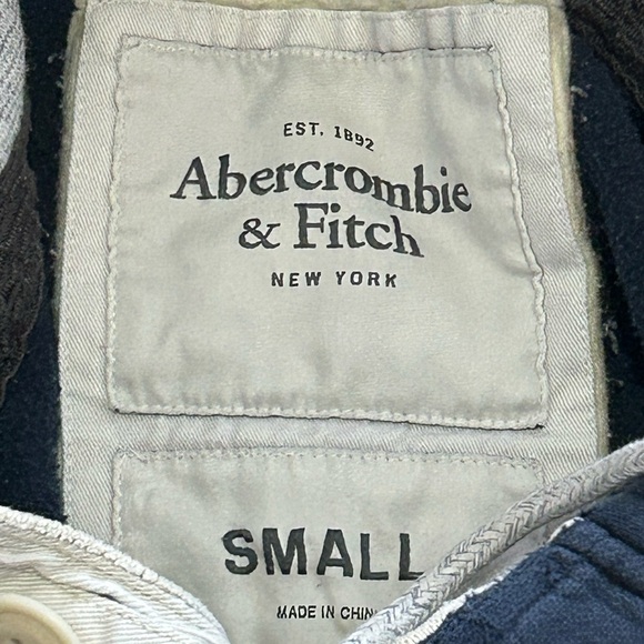 Y2K Abercrombie & Fitch Men’s Small Muscle Fit Distressed Hoodie Pullover - Picture 4 of 8